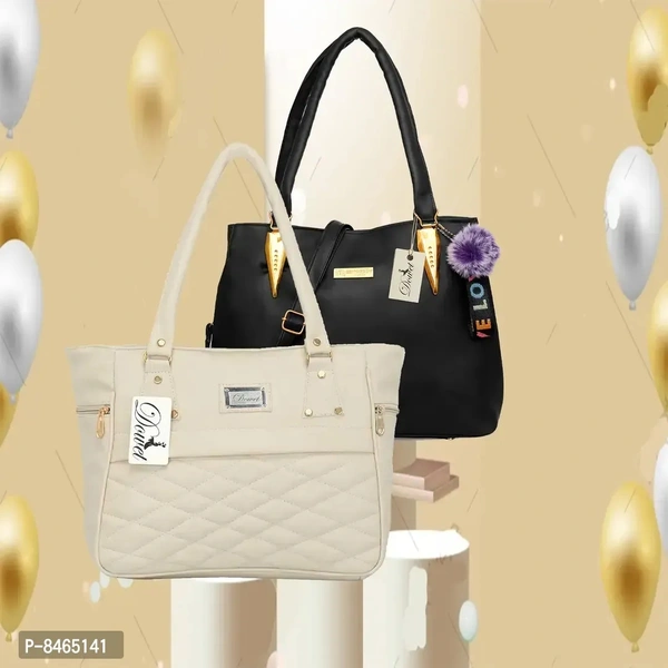Elegant PU Bags & Purses For Women- Pack Of 2