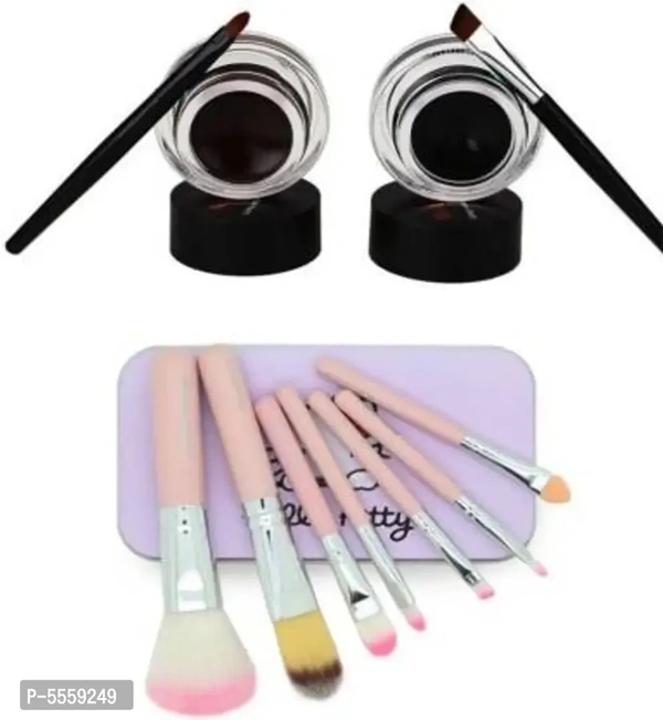 Gel Eye Liner (Black, Brown) Makeup Makeup Brush