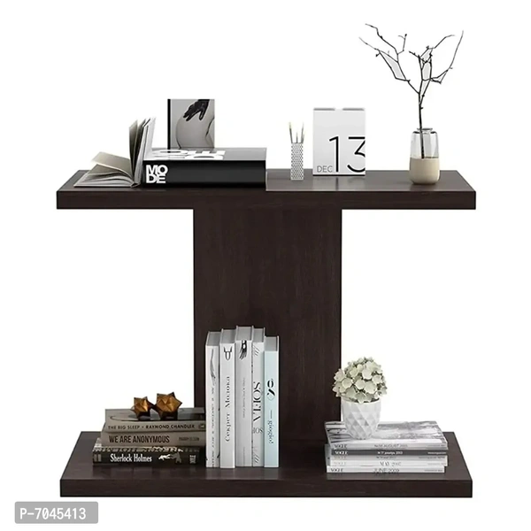 I SHAPE Wooden Wall Shelf - Floating Storage Rack for Living Room