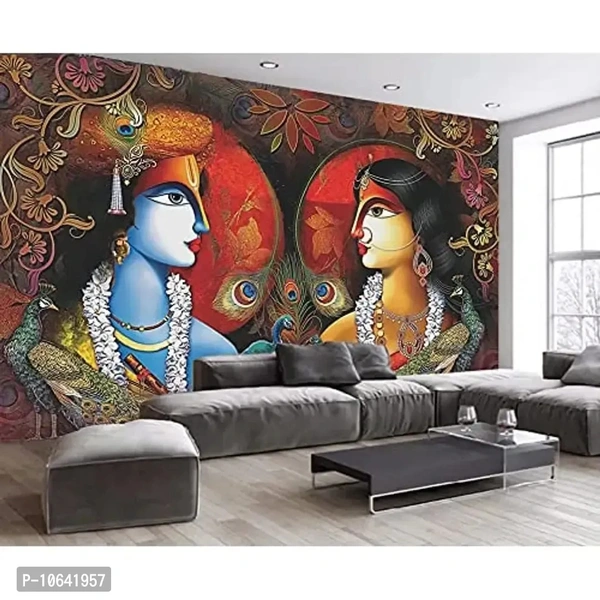 Infinity Interiors Self-Adhesive PVC Wallpaper – Multicolour Vinyl Wall Sticker
