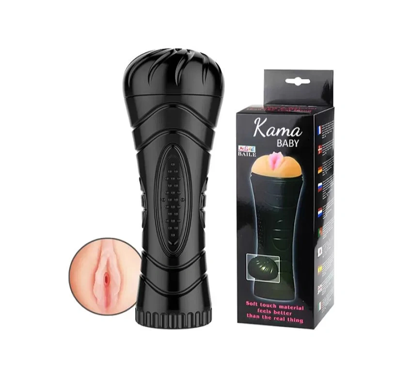 Kamajoy Non Vibrating Flashlight Vagina Sex Toys For Men