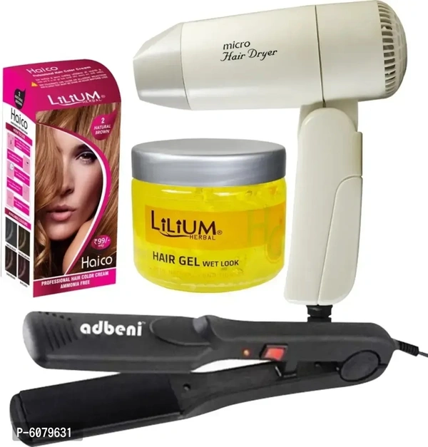 Lilium Wet Look Hair Gel Brown Hair Color
