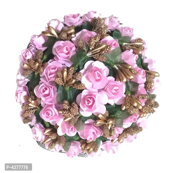 Maahal Rose Flower Bun Juda Maker Flower Gajra