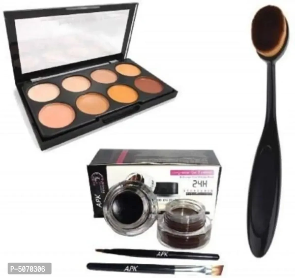Makeup Kit Combo Of 8 Shade Concealer +