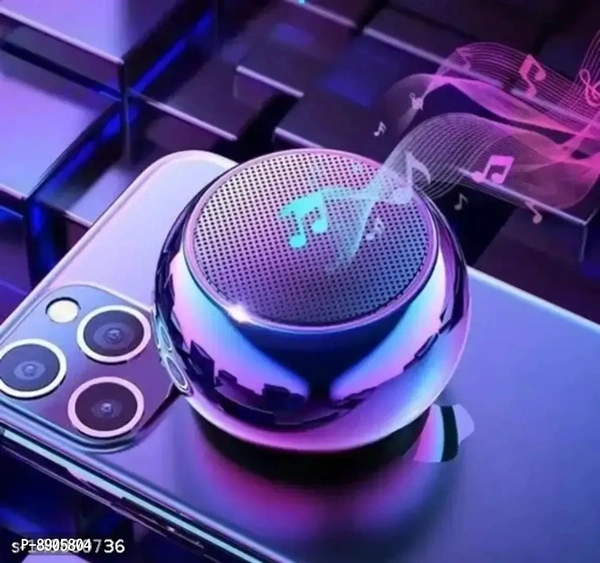 Mini Bluetooth Speaker | Super Portable Pocket Size | Loud Sound with Mic | Wireless Speaker for Smartphones | Assorted Colors