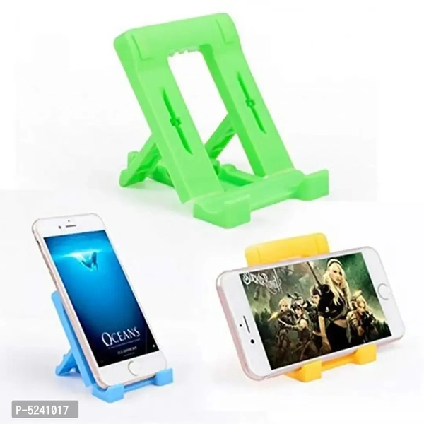 PACK OF 3 Mobile Holder Stand - Adjustable 4 Steps Foldable - for Universal Mobile