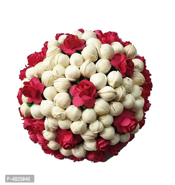 Stylish Multicoloured Paper Flower Gajra For Women And
