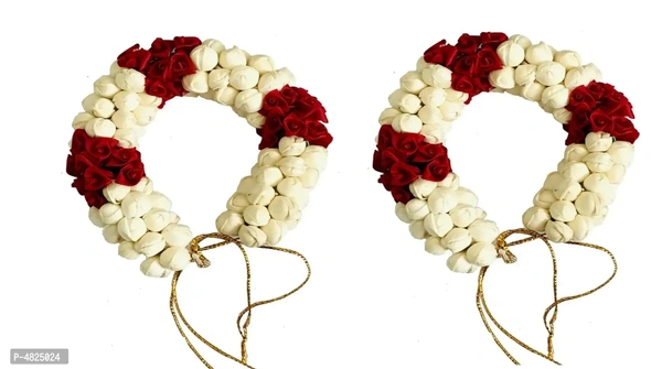 Stylish Multicoloured Paper Flower Gajra For Women And