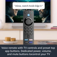 Amazon Fire TV Stick (3rd Gen, 2021) with all-new Alexa Voice Remote (includes TV and app controls) | HD streaming device | 2021 release - Black