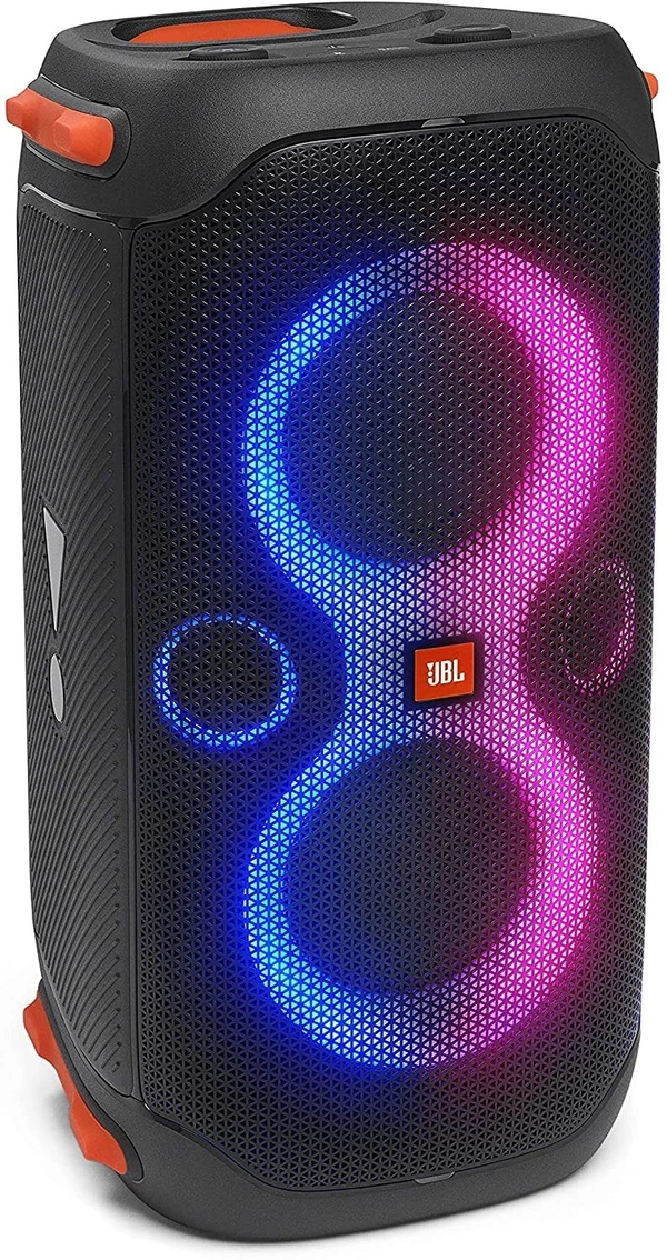 JBL Partybox 110 | Wireless Bluetooth Party Speaker | 160W Monstrous JBL Pro Sound | Dynamic Light Show | Upto 12Hrs Playtime | Built-in Powerbank | Guitar & Mic Support | JBL PartyBox App (Black)