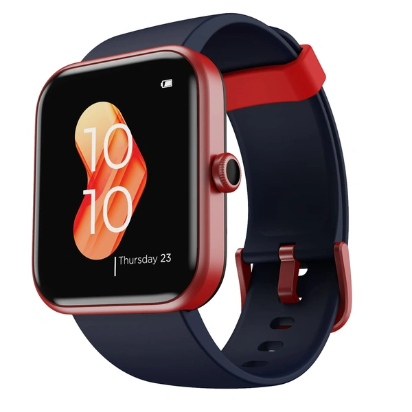 boAt Xtend Smart Watch with Alexa Built-in, 1.69” HD Display, Multiple Watch Faces, Stress Monitor, HR & SpO2 Monitoring, 14 Sports Modes, Sleep Monitor, 5 ATM & 7 Days Battery Life(Deep Blue)