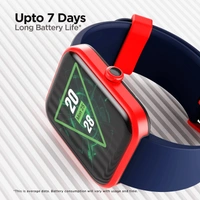 boAt Xtend Smart Watch with Alexa Built-in, 1.69” HD Display, Multiple Watch Faces, Stress Monitor, HR & SpO2 Monitoring, 14 Sports Modes, Sleep Monitor, 5 ATM & 7 Days Battery Life(Deep Blue)