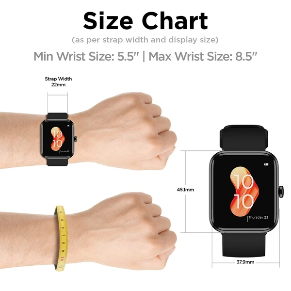 boAt Xtend Smart Watch with Alexa Built-in, 1.69” HD Display, Multiple Watch Faces, Stress Monitor, HR & SpO2 Monitoring, 14 Sports Modes, Sleep Monitor, 5 ATM & 7 Days Battery Life(Deep Blue)