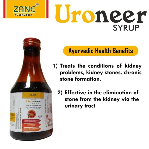 Uroneer syrup — Ayurvedic Powder for Dysuria, Burning Micturition & Kidney Stone Support | Natural UTI & Renal Care Churna