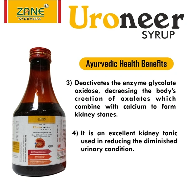 Uroneer syrup — Ayurvedic Powder for Dysuria, Burning Micturition & Kidney Stone Support | Natural UTI & Renal Care Churna