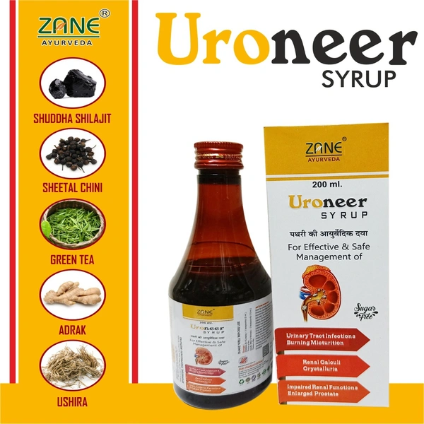 Uroneer syrup — Ayurvedic Powder for Dysuria, Burning Micturition & Kidney Stone Support | Natural UTI & Renal Care Churna