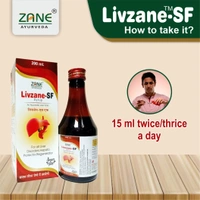 ZANE AYURVEDA LIVZANE SF Syrup – Sugar-Free Ayurvedic Liver Tonic by Zane Ayurveda