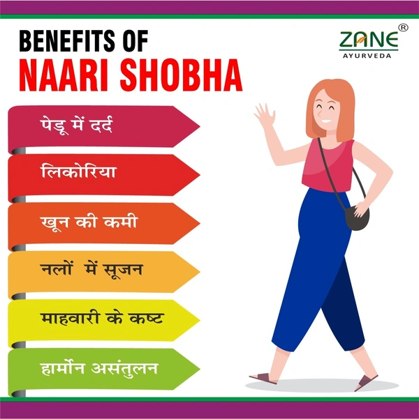 ZANE AYURVEDA Zane Ayurveda Naari Shobha Syrup: A Comprehensive Ayurvedic Tonic for Women's Wellness - 200ML