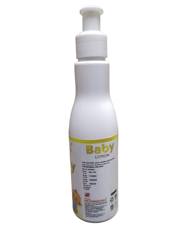 Cheebu Herbal Cosmetics Baby Lotion – Gentle, Natural Moisturizing Lotion with Almond, Aloe Vera & Jojoba Oil