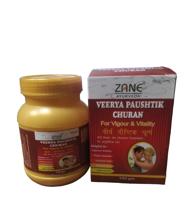 ZANE AYURVEDA Zane Ayurveda Veerya Poustik Churan — Ayurvedic Vitality & Virility Support Powder