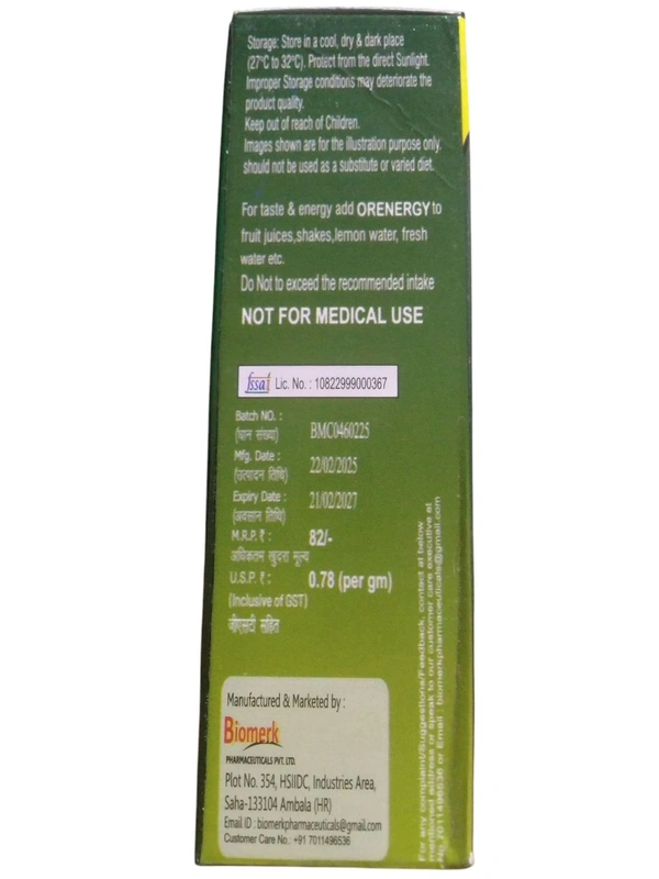 ZANE PHARMACEUTICALS ORENERGY Energy Drink – Instant Power & Hydration Booster