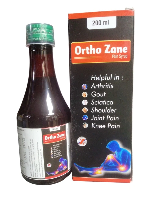 Zane Pharmaceuticals OrthoCare Syrup (200 ml) — Ayurvedic Syrup for Joint Pain, Back Pain & Inflammation | Shallaki + Guggulu + Dashmool