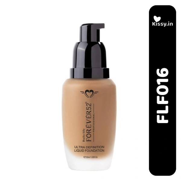 Forever52 Ultra Definition Liquid Foundation | FLF016 - Peanut Butter(MEDIUM SHADE WITH GOLDEN UNDERTONE)