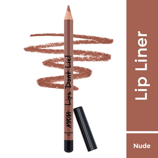 Nykaa Lips Don't Lie Waterproof Line & Fill Lip Liner - Beautiful Liar 12(1.14g)