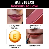 Nykaa Matte to Last Transfer Proof Liquid Lipstick - Jaan 12(5ml)