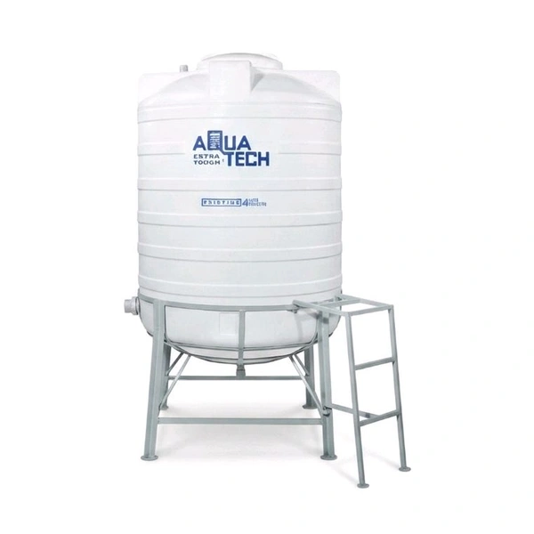 Aquatech Pristine 1000 Litre 4 Layer Water Tank With 2.5 Feet MS Stand - Self Cleaning Over Head Water Tank
