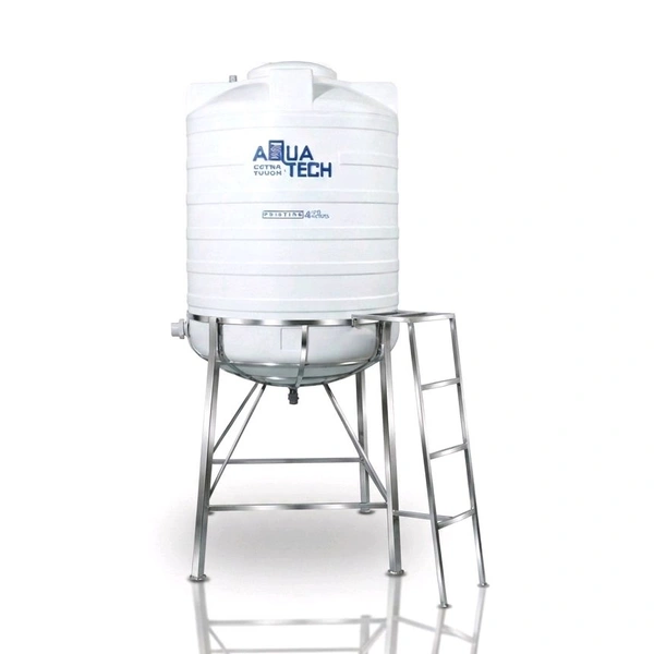AQUATECH Aquatech Pristine 4 layer Self Cleaning Water Tank 1000 ltr with 6 Feet SS Stand