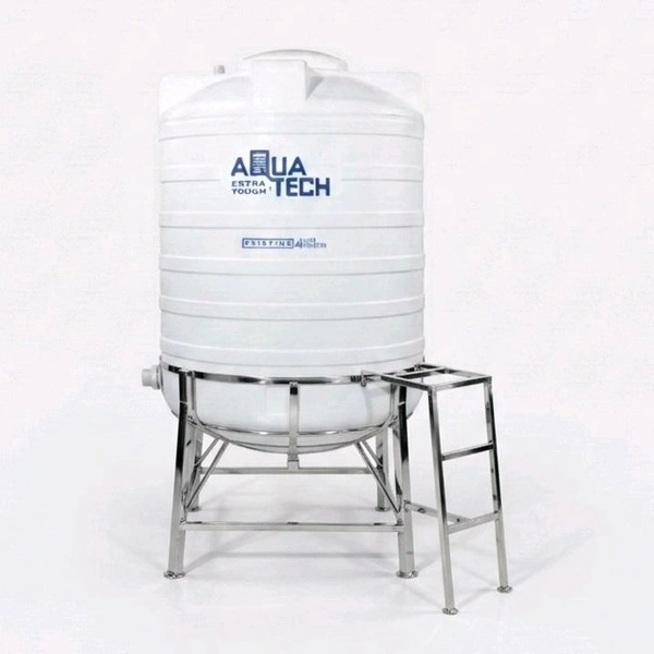 AQUATECH Aquatech Pristine 4 layer Self Cleaning Water Tank 1000 ltr with 2.5 Feet SS Stand