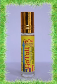 DLS GoTall: Chemical Free Curated Vegan Height Increasing Foot Applicator Roll On - 8 ML, N