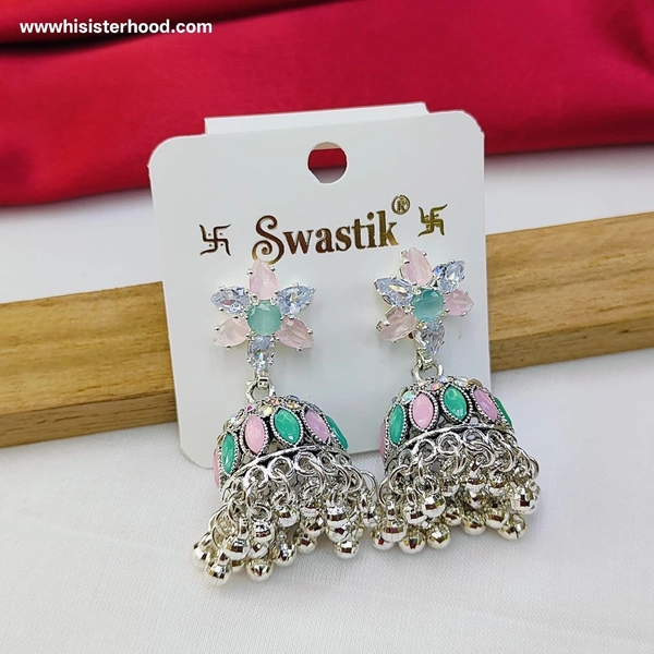 Silver Stone Jhumka 4