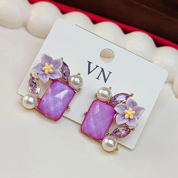 Imported Floral Earring 3