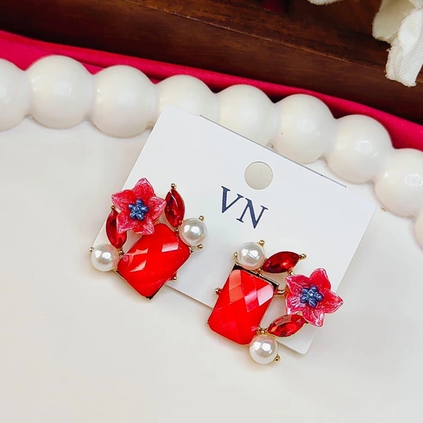 Imported Floral Earring 1