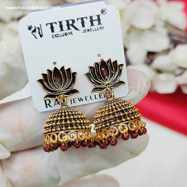 Jhumka 2 - Maroon