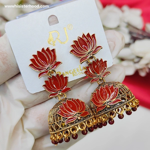 Jhumka 2 - Maroon