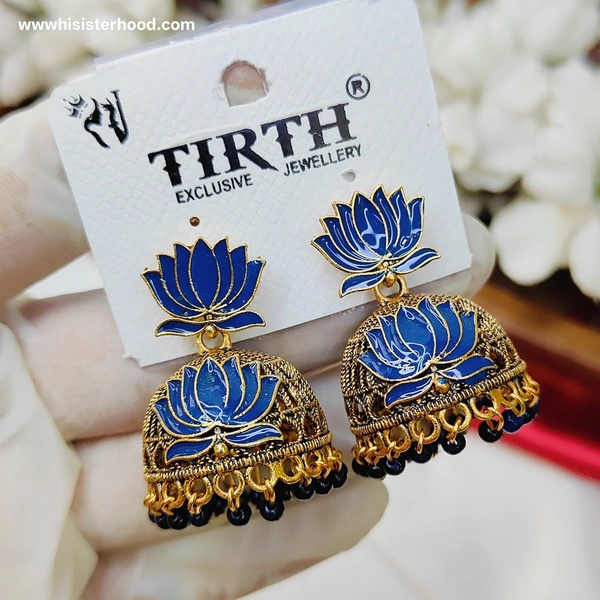 Lotus Jhumka 7