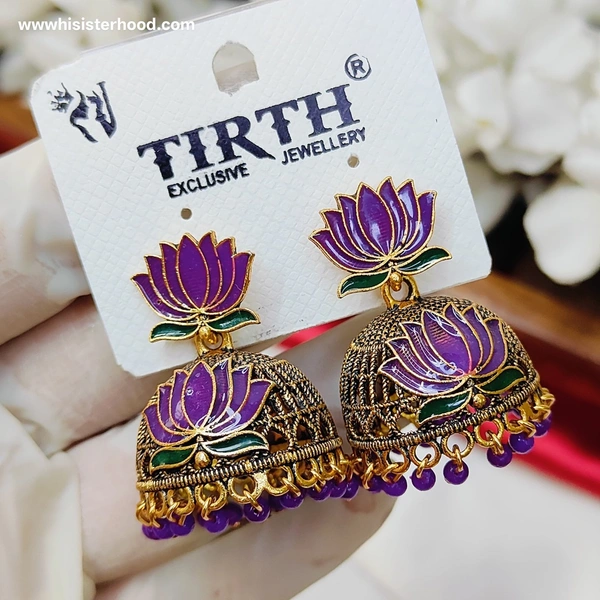 Lotus Jhumka 8