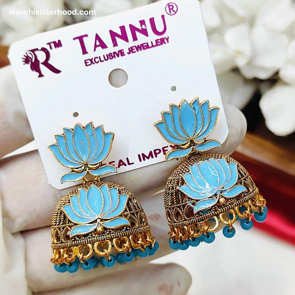 Lotus Jhumka 11