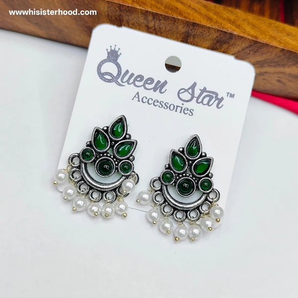 Oxisded Earring 4 - Parsley