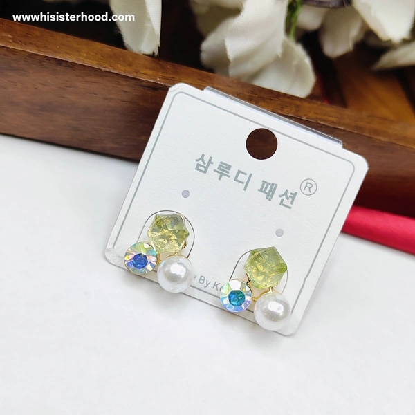 Imported Earring 16 - Snowy Mint