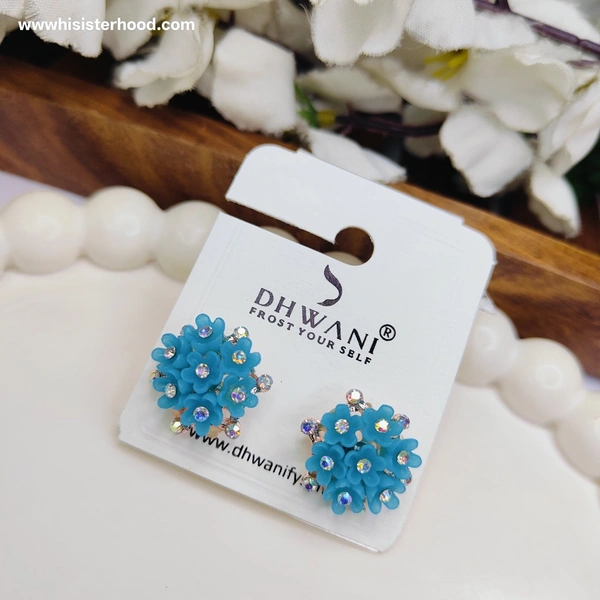 floral flower earring 10