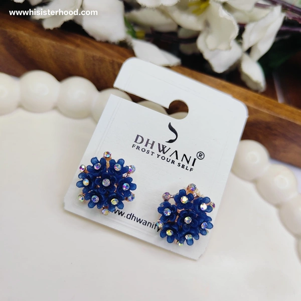 floral flower earring 3