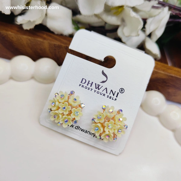 floral flower earring 5