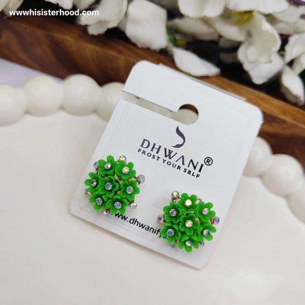 floral flower earring 7