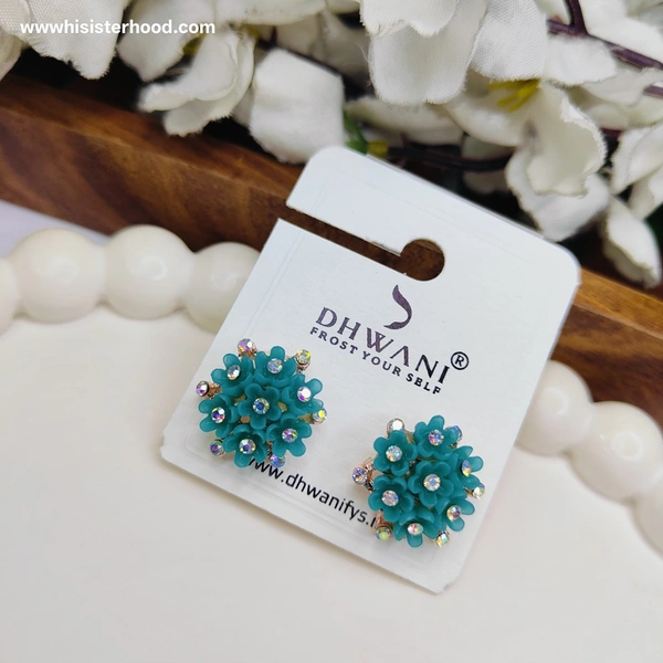 floral flower earring 12