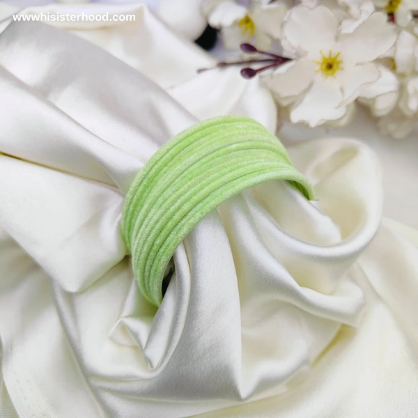 2.4 Velvet Plain Metal Bangle 1 - 2.4