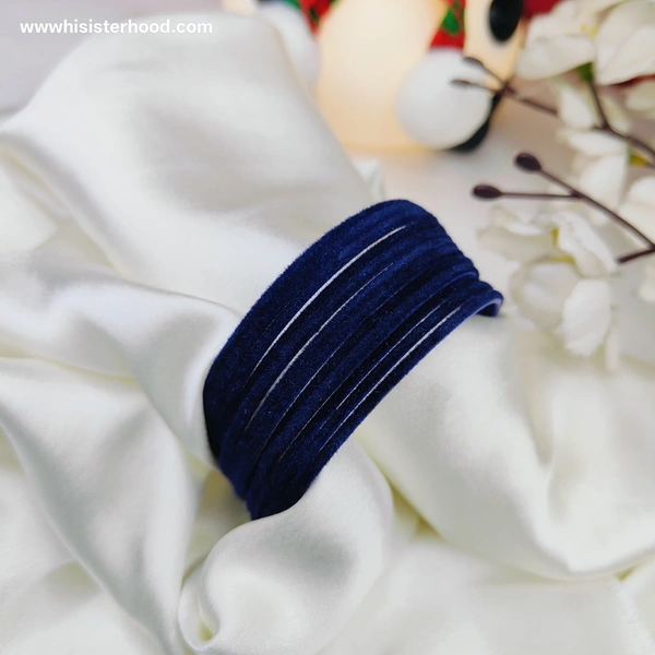 2.8 Velvet Plain Metal Bangle 13 - 2.8